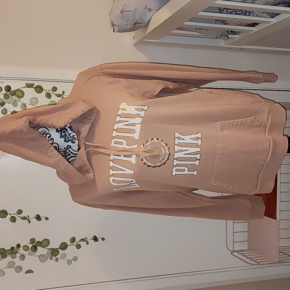 PINK Victoria's Secret Hoodie😍 Sz.xs  Oversized Fits Like S M
